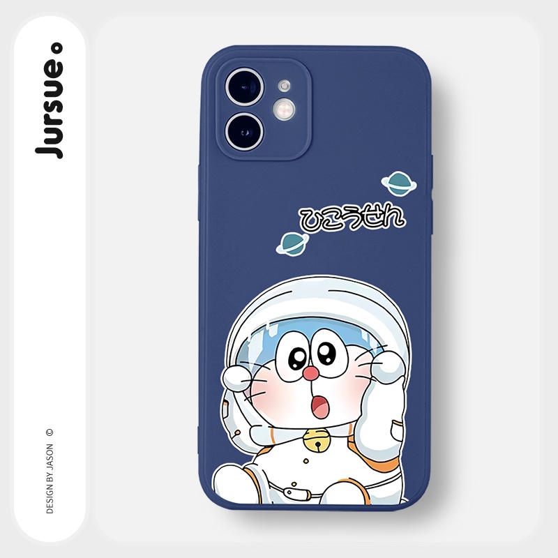 Ốp lưng JURSUE hoạt hình cặp đôi dễ thương đẹp Cho iPhone 14 13 12 11 Pro Max SE 2020 X XR XS 8 7 ip 6S 6 Plus kute Y2192
