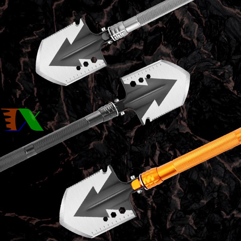Xẻng quân dụng đa năng, có thể gấp gọn, làm vườn, đi phượt PXE-78