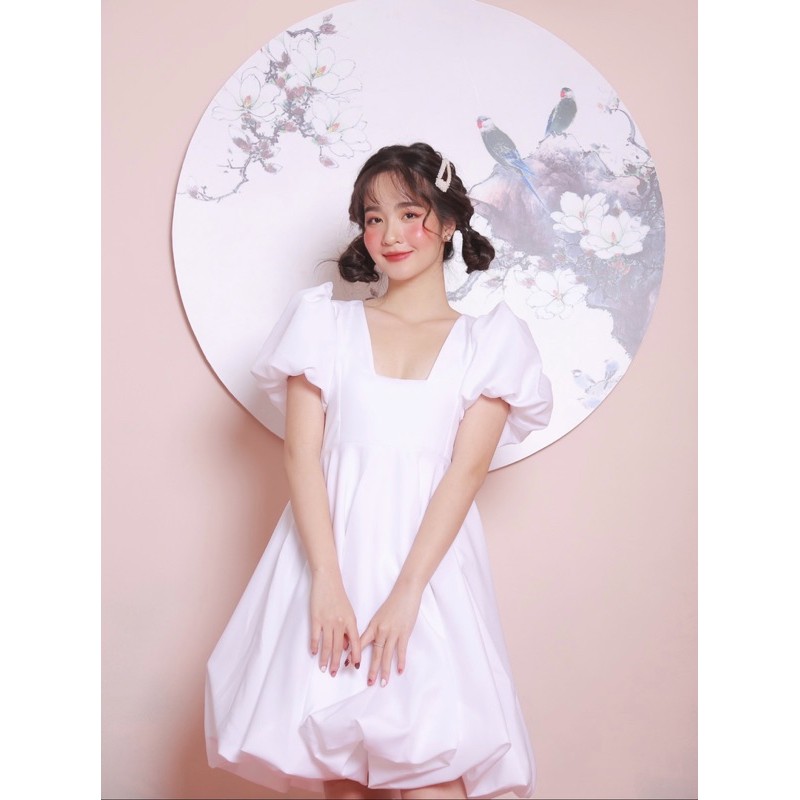 [Mã FATHANG5 giảm 10K đơn 50K] VÁY ĐI TIỆC/PROM/CHỤP LOOKBOOK - MAYLYLY DRESS - VÁY BỒNG CỔ THANG THANG - V0111 | BigBuy360 - bigbuy360.vn