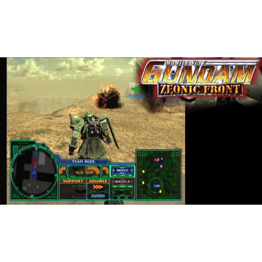 Đĩa Dvd Ps2 Mobile Suit Gundam Zeonic Front