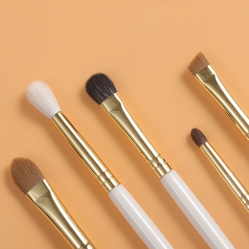 Bộ 5 Cọ Trang Điểm Phấn Mắt Lông Dê Cho Người Mới Bắt Đầu BJ5TZ