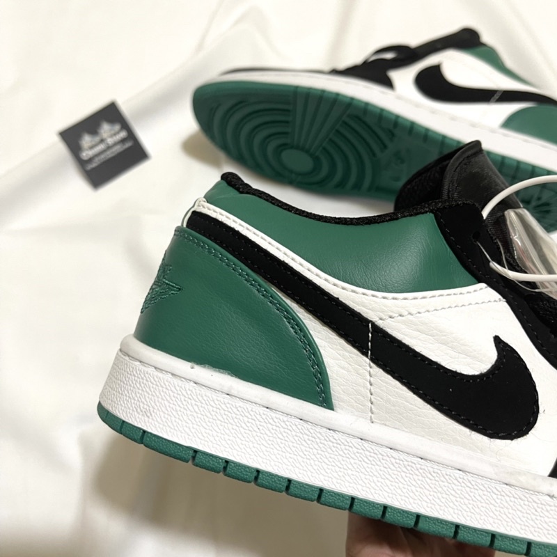 Giày Jordan xanh lá đen thấp cổ ⚡️FREE_SHIP⚡️,giày JD 1 xanh lá cao cấp