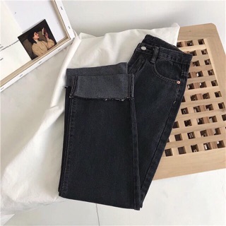 Quần jeans đen ulzzang