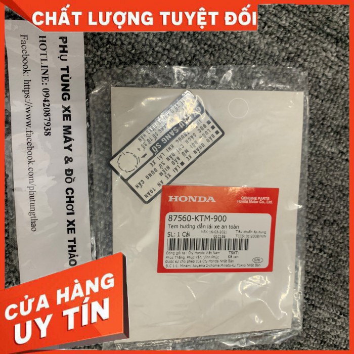 Tem Cơ Cấu Sang Số Xe Wave, Dream Honda chính hảng