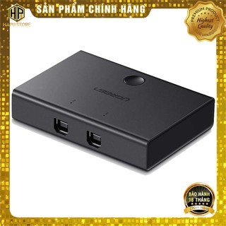 Bộ chia máy in 2 máy tính dùng chung 1 máy in Ugreen 30345 chính hãng - Hapustore