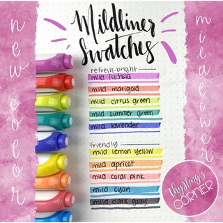 Bút Highlight Zebra Mildliner (HAI ĐẦU) - BÁN LẺ (Phần 2)