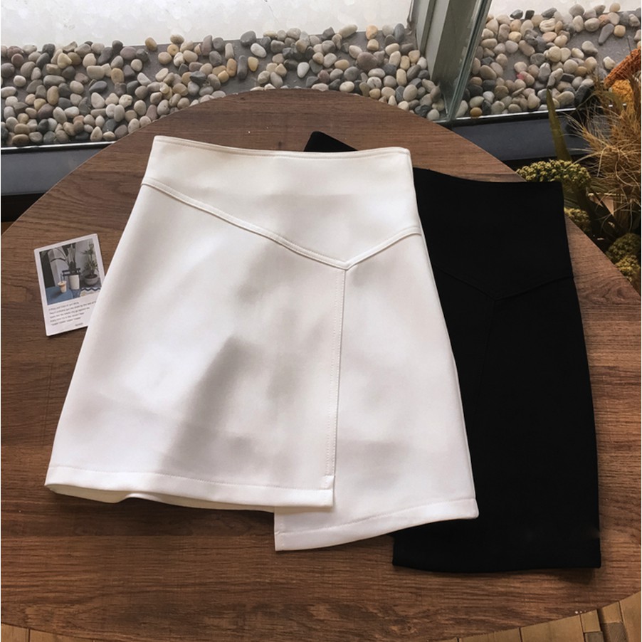 Chân váy chữ A ngắn Morva - Chân váy chữ A cạp cao chỉ chéo cao cấp | BigBuy360 - bigbuy360.vn