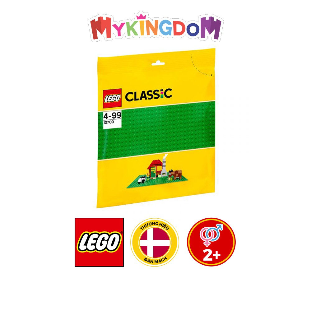 Đồ chơi đế lắp ráp màu xanh lá LEGO-10700