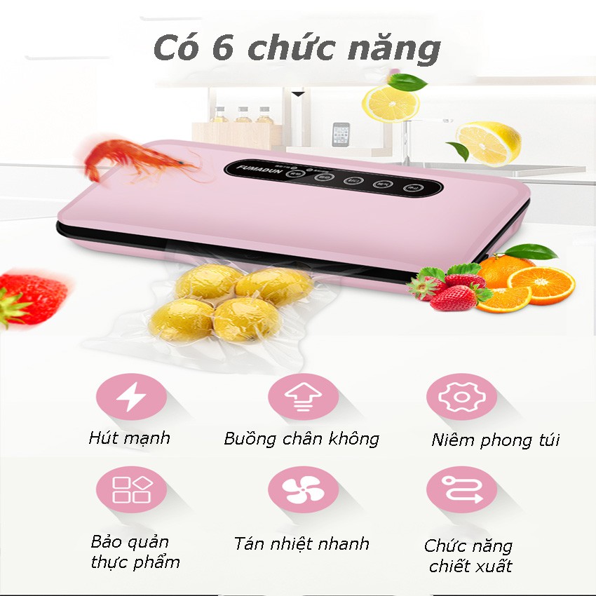 Máy Hút Chân Không và Hàn Miệng Túi, Hút Chân Không