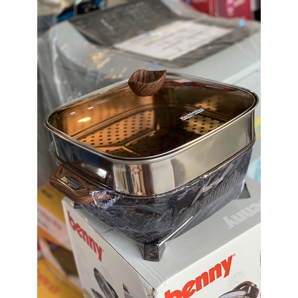 Nồi lẩu hấp đa năng HACHIMITSU 1500w