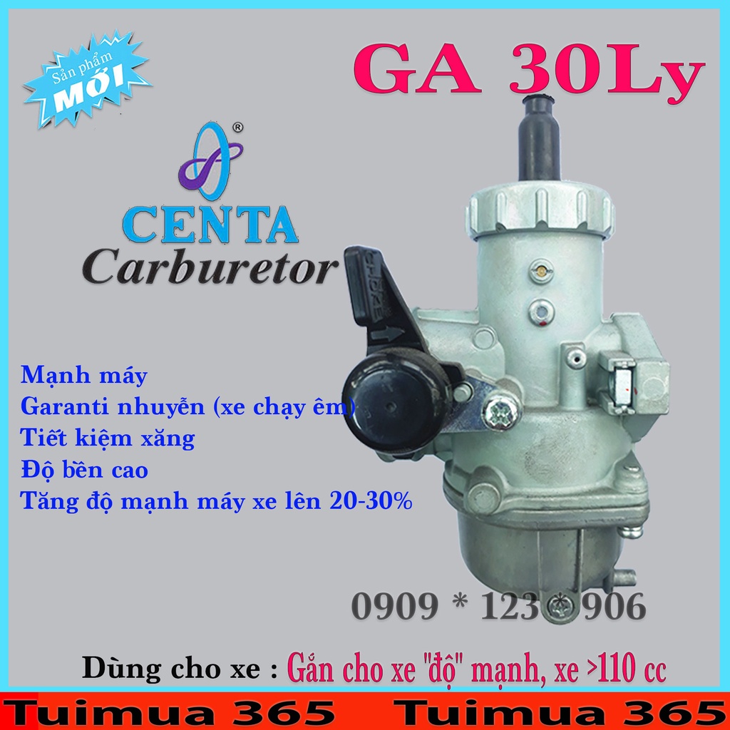 Bình xăng con Ga 30Ly chính hiệu Centa - Thành Đạt