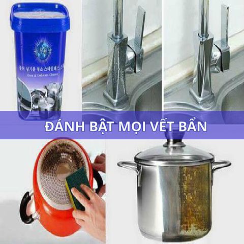 Kem tẩy bếp đồ bếp xong nồi inox sắt thép gia dụng Hàn Quốc - giá sỉ​, giá tốt