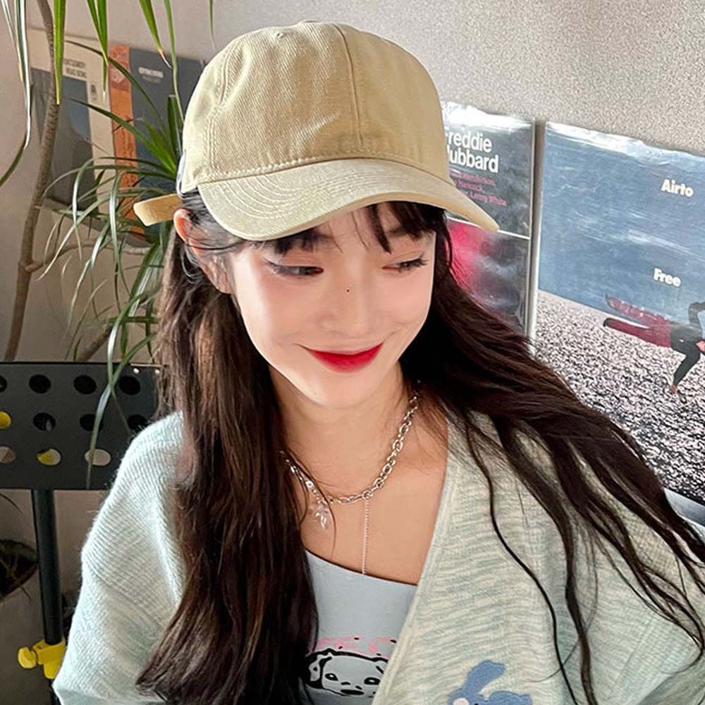 Mũ lưỡi trai mềm thêu chữ phong cách Hàn Quốc cho nam nữ