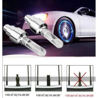 Combo 2 đèn led gắn van xe đạp, xe gắn máy, xe ôto