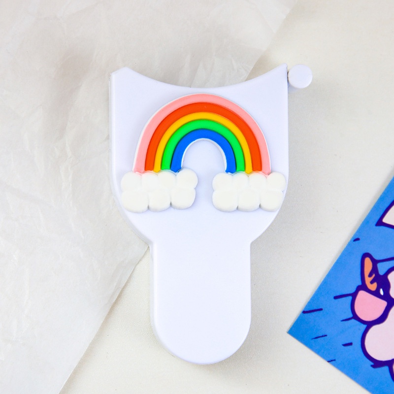 Thước Dây Mini Đa Năng Họa Tiết Hoạt Hình Dễ Thương Di Động Tiện Dụng Cho Học Sinh