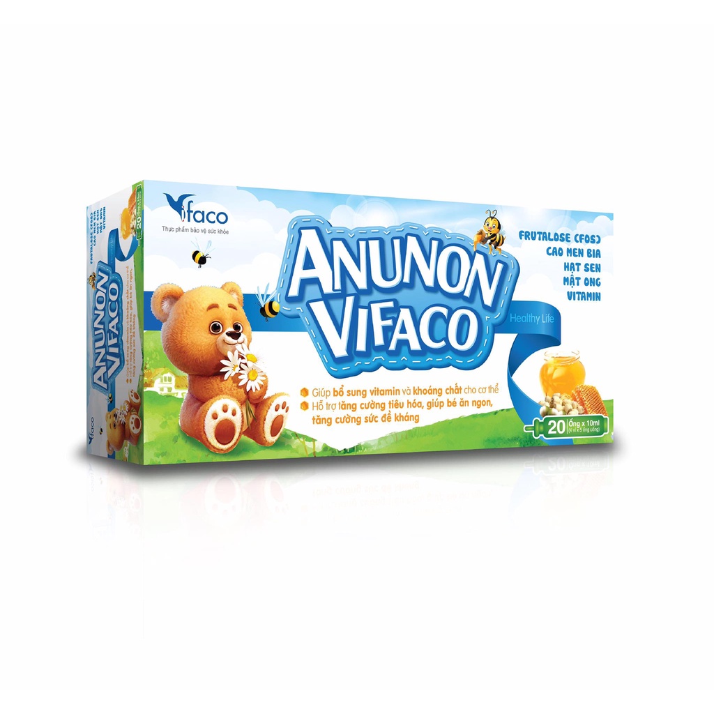 Siro Anunon Vifaco giúp bé ăn ngon miệng, ngủ sâu giấc - NT020