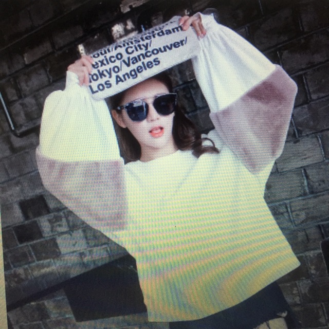 Áo tay lông hồng