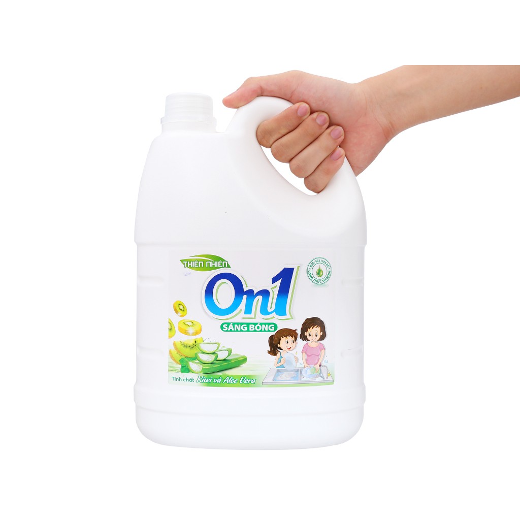 Nước rửa chén On1 tinh chất Kiwi và Aloe Vera 3.6kg