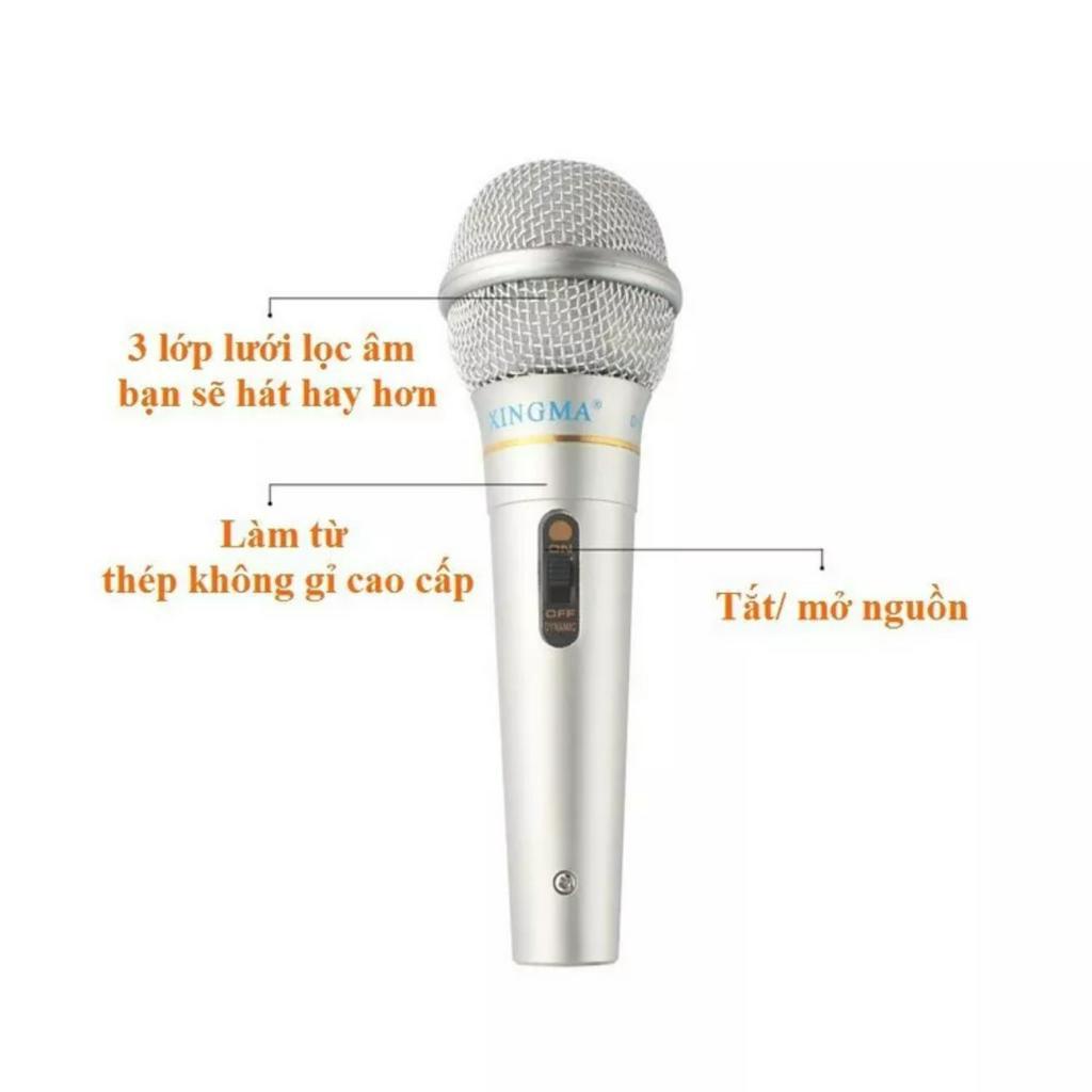 Mic Chống Hú, Chống Rè, Micro Karaoke XINGMA AK-319 / KAW, Micro Chuyên Nghiệp Có Dây, Micro Hát Karaoke Phòng Thu