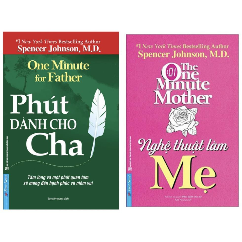 Sách - Combo Phút Dành Cho Cha - Nghệ Thuật Làm Mẹ [First News]