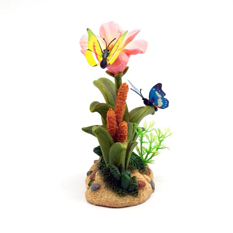 Trang Trí Hồ Cá Flower Butterfly