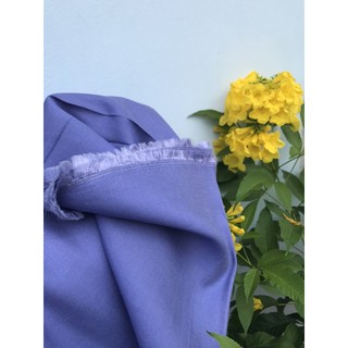 vải linen ướt xanh tím hoa lục bình!