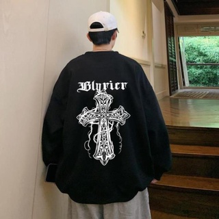 Áo sweater in hình Blyricr nam nữ form rộng