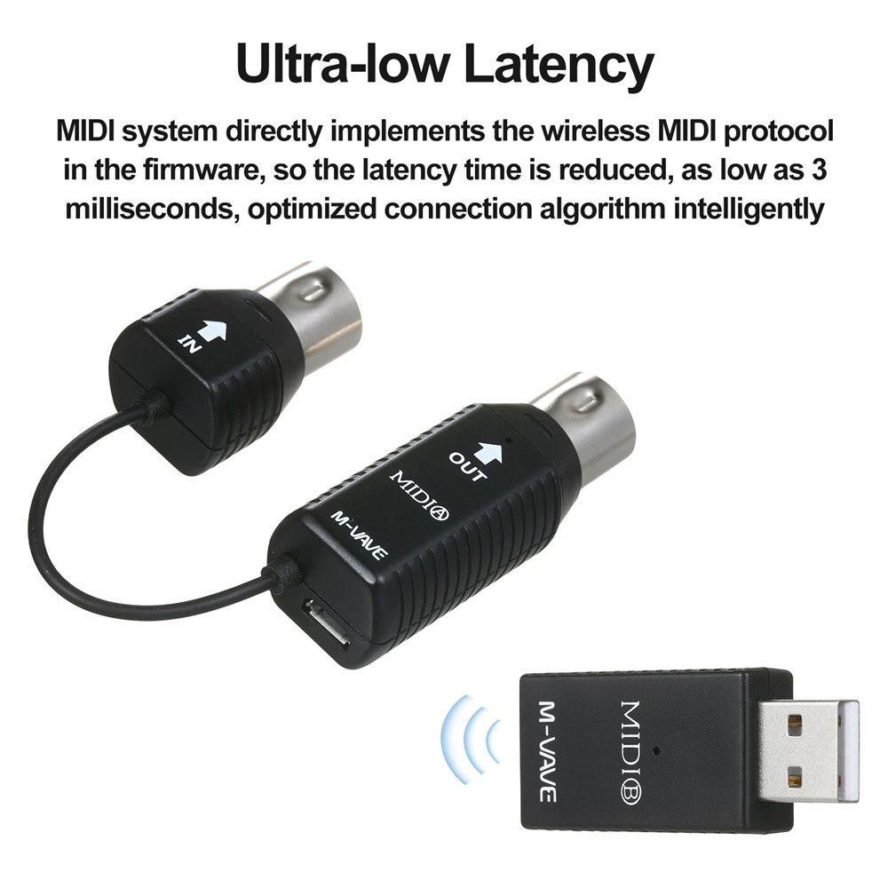 CHOOKEY Dây Cáp Truyền Tín Hiệu MIDI Sang USB Mini Hỗ Trợ Hệ Thống Wins