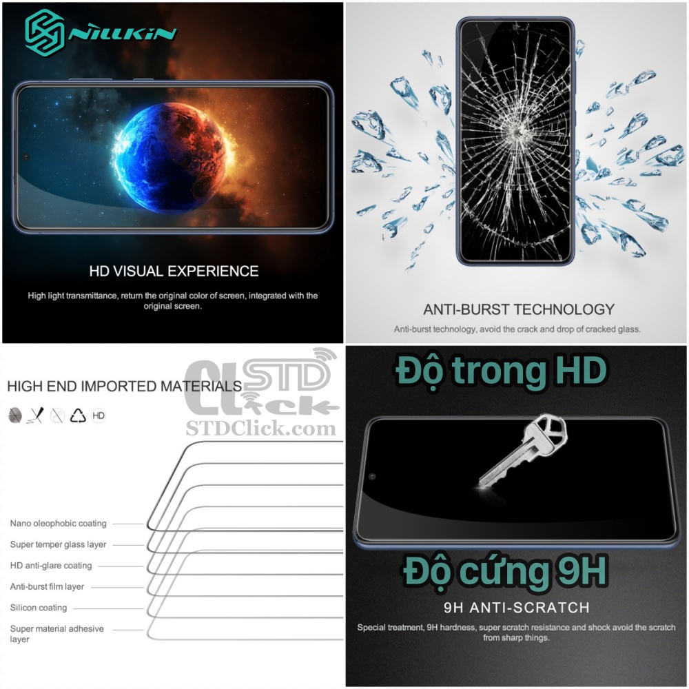 KÍNH CƯỜNG LỰC SAMSUNG GALAXY S21 FE 5G NILLKIN CP+PRO 2.5D CHÍNH HÃNG