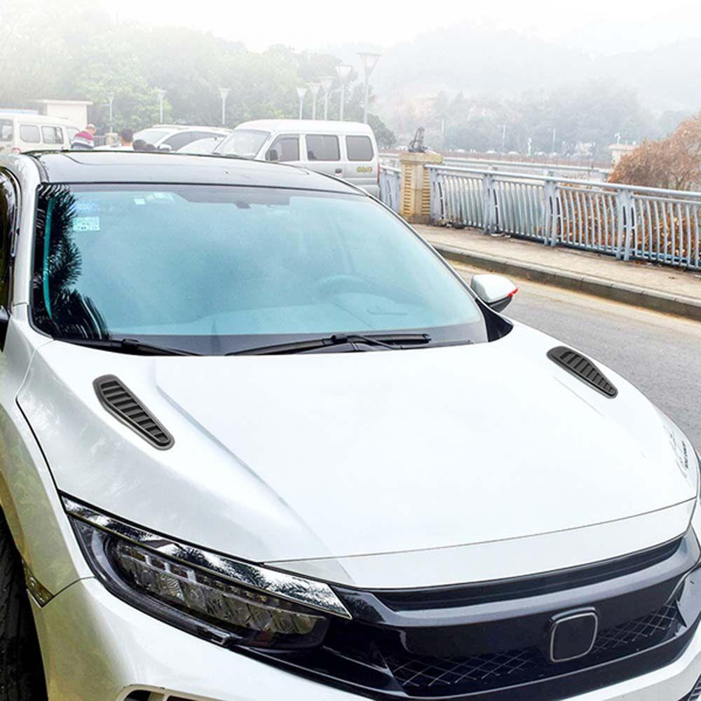 FENDER Miếng Dán Trang Trí Mui Xe Hơi Bằng ABS Thông Dụng