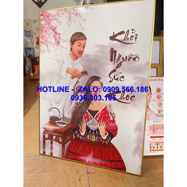 TRANH SPA DƯỠNG SINH ĐÔNG Y - CHÂM CỨU - BẤM HUYỆT