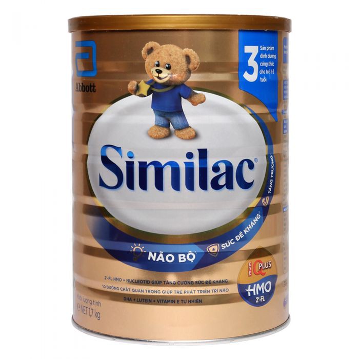 [Mã 267FMCGSALE giảm 8% đơn 500K] Sữa bột Similac 3,4 1kg7 mẫu mới hộp thiếc