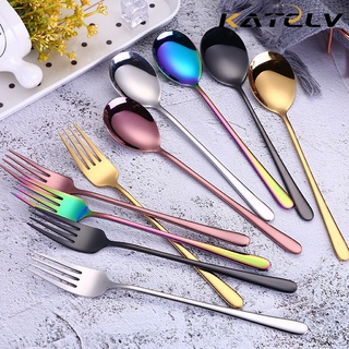 Bộ thìa nĩa KATELV bằng thép không gỉ 304 chất lượng cao của Hàn Quốc 