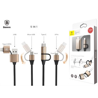CÁP ĐA NĂNG 5 IN 1 BASEUS (USB,USB-C,,MICROUSB)
