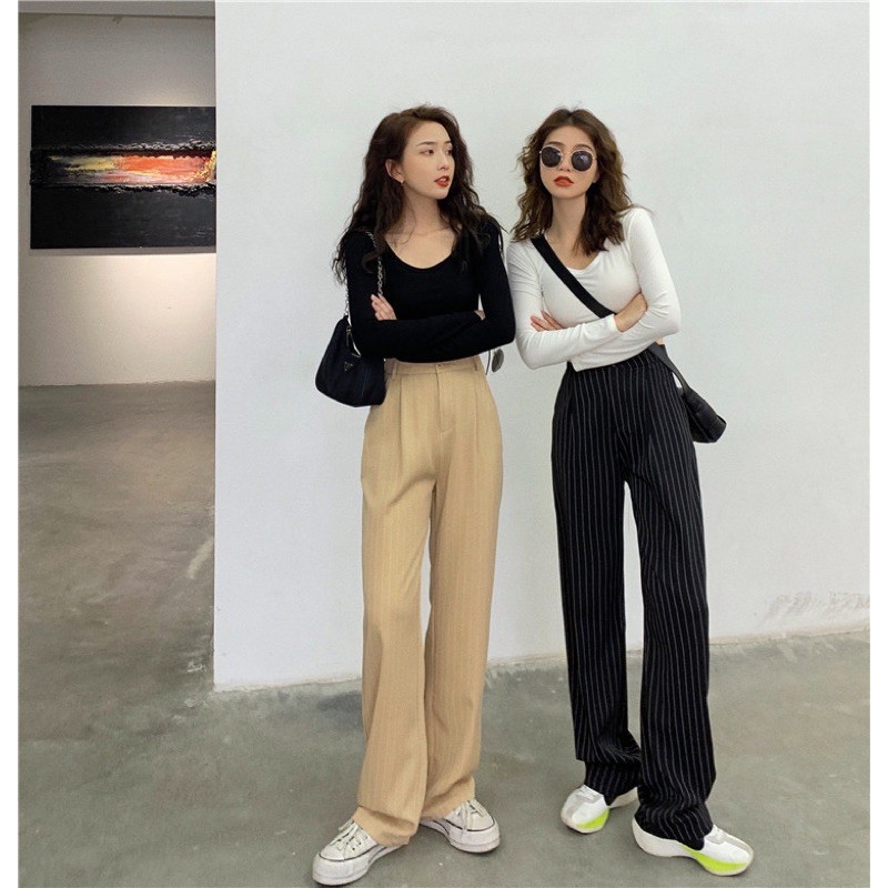 Quần Dài Sọc Trắng