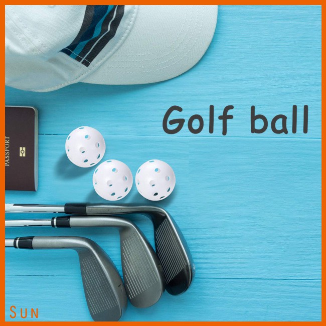 Set 10 Quả Bóng Nhựa Luyện Tập Đánh Golf