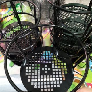 giỏ sắt treo hoa ban công - hàng đẹp sơn tĩnh