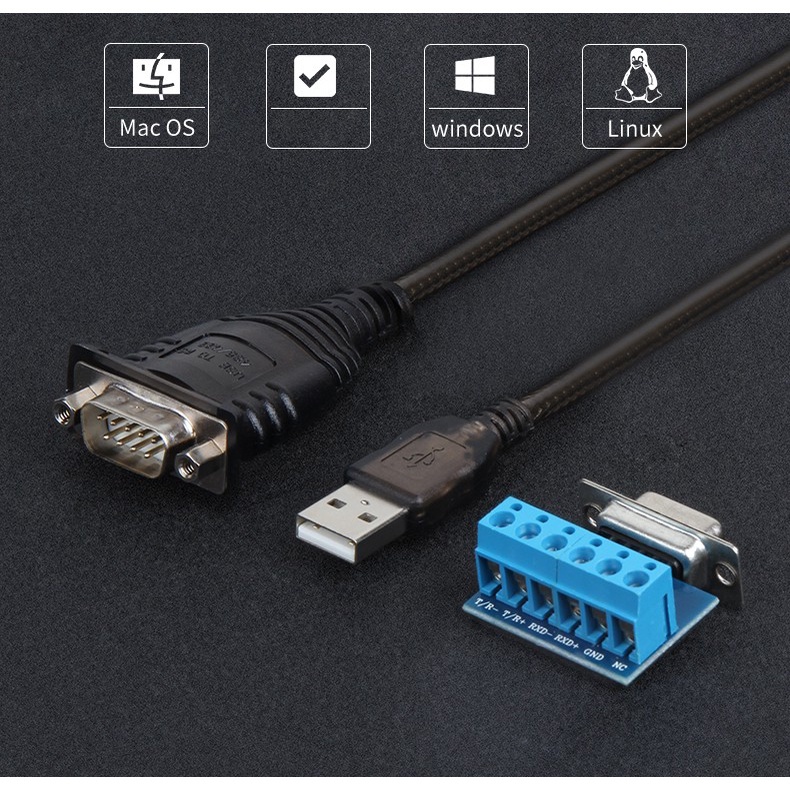 Cáp chuyển USB sang RS422/RS485 UNITEK Y-1082 Chính hãng