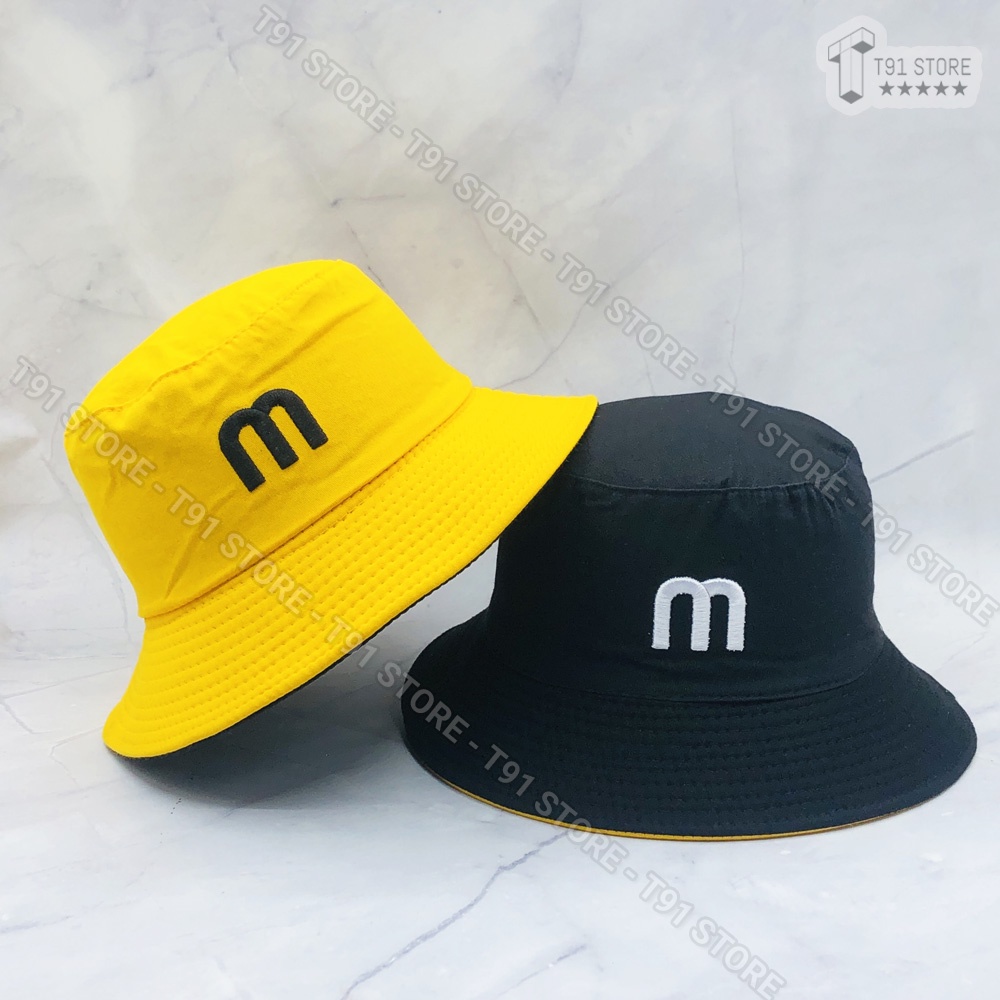 Nón bo cụp - Mũ vành 2 mặt có thêu logo màu sắc đa dạng - Phong cách trẻ trung, hiện đại