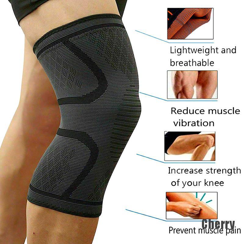 (Hàng Mới Về) Set 2 Đai Nén Hỗ Trợ Đầu Gối Giảm Đau Khớp Khi Chơi Thể Thao