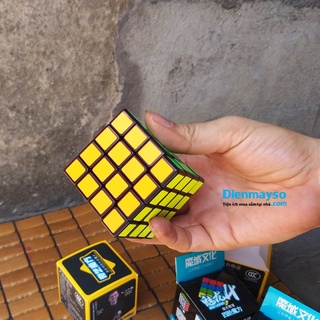 Rubik 4x4  QUYI có viền Stickerless Robik 4x4x4 tầng không viền Xoay Mượt, Lõi Cứng Cáp, Bền