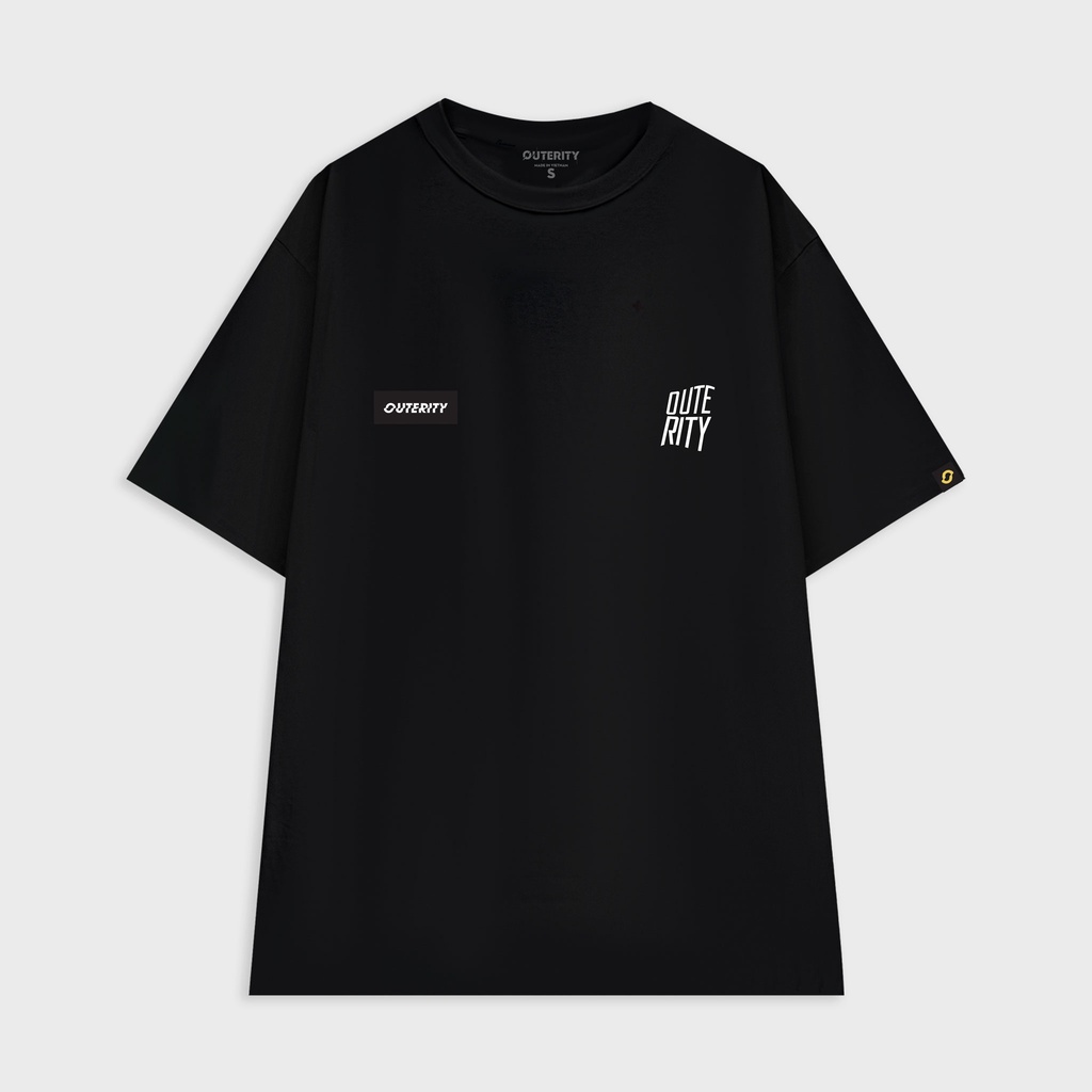 [Mã 153FASHIONSALE giảm 12% đơn 99K] Áo thun Outerity BIG LOGO - ORT121BLK