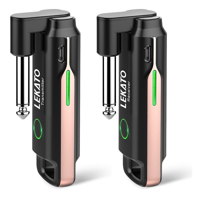 Bộ thu phát tín hiệu LEKATO WS-70 không dây hệ thống đàn guitar với 70 kênh