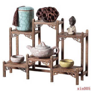 Giá Đỡ Bằng Gỗ Gụ Hình Cánh Gà Màu Đen Dùng Trang Trí Nhà Cửa/ Văn Phòng