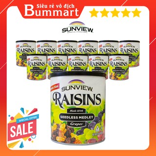 [COMBO] 12 HỘP NHO KHÔ MỸ SUNVIEW RAISINS 425G
