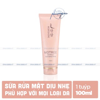 [CHÍNH HÃNG] Sữa Rửa Mặt Rau Má Sâm Motree, Diụ Nhẹ Sạch Sâu, Phù Hợp Mọi Loại Da