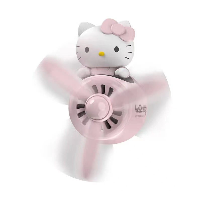 Nước Hoa Hình Hello Kitty Vịt Vàng Nhỏ Nhắn Trang Trí Lỗ Thông Gió Xe Hơi