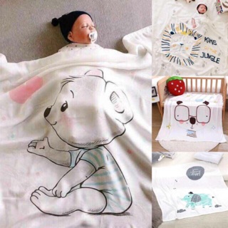 Chăn đắp hè sợi tre bé trai bé gái