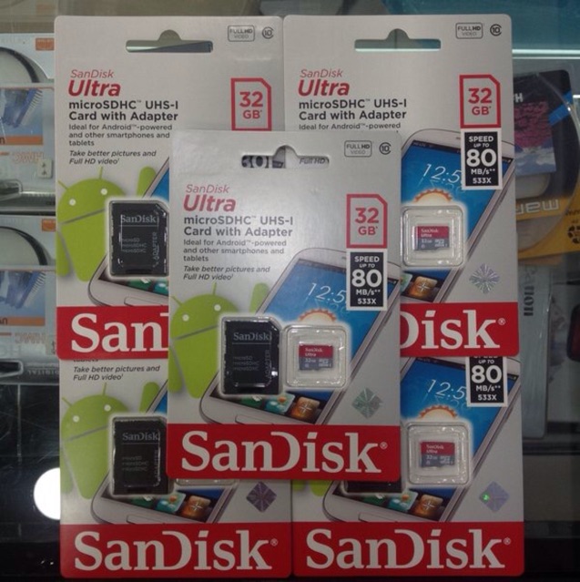 Thẻ Nhớ Sandisk Ultra Microsdhc 32gb 80mbps Class 10 | BigBuy360 - bigbuy360.vn