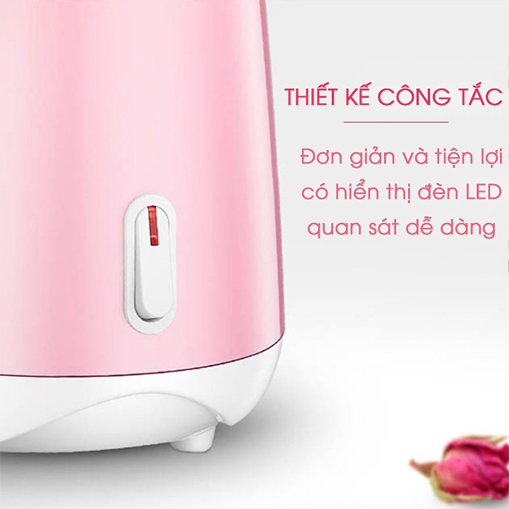 Máy Xông Hơi Mặt Hoa Quả Tươi Tự Động 2 In 1 Tiện Dụng Nhỏ Gọn GloShop